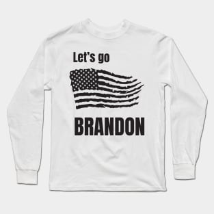 lets go brandon Let's Go Brandon, Joe Biden Chant,fjb, Long Sleeve T-Shirt